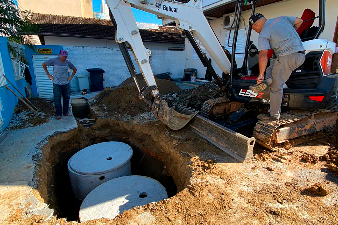 Obras de regularização sanitária